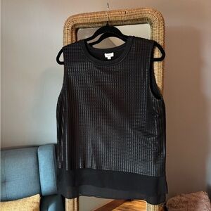 Vince Black Textured Muscle Tee